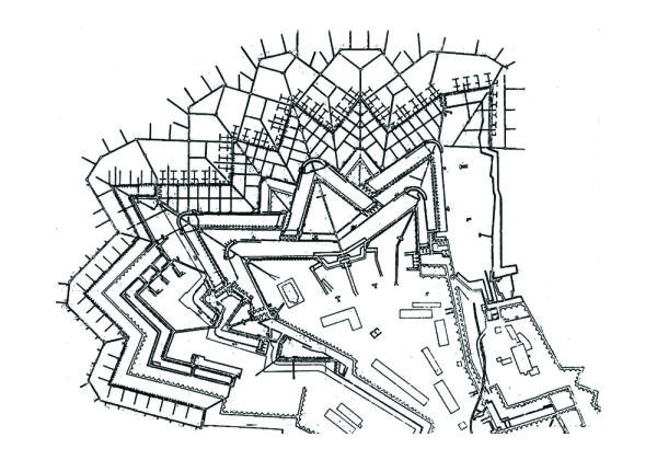 PETROVARADIN - Slike tvrđave mapa podzemlja